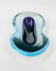 1950s BLUE PURPLE MURANO SOMMERSO GLASS BEAN BOWL
