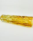 1970s GERMAN BARK GLASS CYLINDER VASE