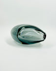 1950s GREY SOMMERSO GLASS VASE BY SVEN PALMQVIST FOR ORREFORS