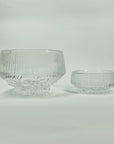 1970s IITTALA ULTIMA THULE ICE GLASS BOWL