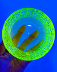 MIDCENTURY FINNISH URANIUM GLASS JESPERI BOWL BY ERKKITAPIO SIIROINEN FOR RIIHIMAEN LASI