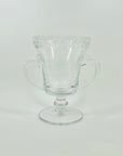 ANTIQUE CUT CRYSTAL FOOTED AMPHORA VASE