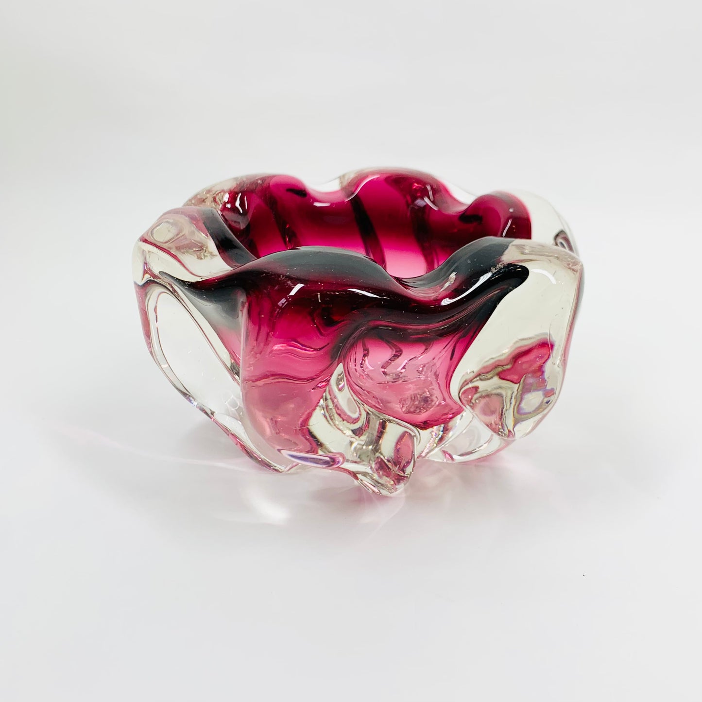 PINK GLASS BOWL