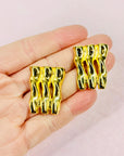 80s ZIG ZAG EARRINGS