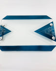 KARL PALDA TEAL BLACK DECANTER SET