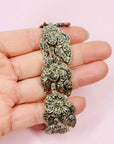 50s MARCASITE FILIGREE BRACELET
