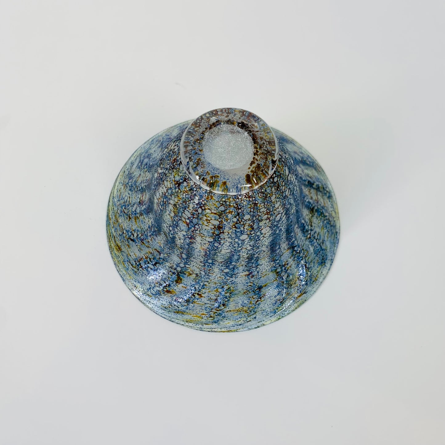 2001 DANISH GUDHJEM GLASS DECORATIVE BOWL