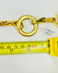 1990s CELINE CABLE LINKS TOGGLE BELT/NECKLACE