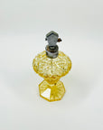 ANTIQUE CITRINE CUT CRYSTAL PERFUME BOTTLE