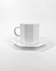 GLASS COFFEE CUP SET