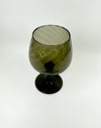 1950s GREY VASE/BRANDY BALLOON