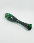 1960s ZEBRA SOMMERSO GLASS VASE BY VICKE LINDSTRAND FOR KOSTA BODA