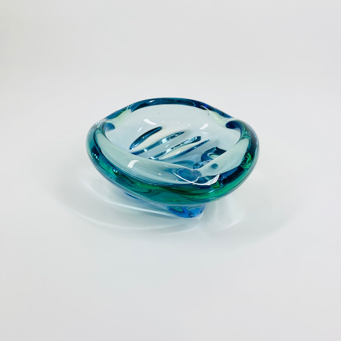 BLUE GREEN TWIST BOWL