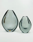 1950s GREY SOMMERSO GLASS VASE BY SVEN PALMQVIST FOR ORREFORS