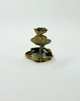 ANTIQUE JAPANESE BRASS LOTUS INCENSE BURNER