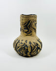 1970s AUSTRALIAN BROWN BRUTALIST POTTERY VASE