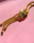 MESH DROP PENDANT NECKLACE