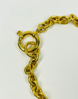 1980s CHANEL CC ARABESQUE FILIGREE FANCY LINKS CHAIN NECKLACE/BELT