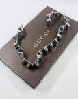 VINTAGE GUCCI STAINLESS STEEL HARDWARE COLLAR NECKLACE