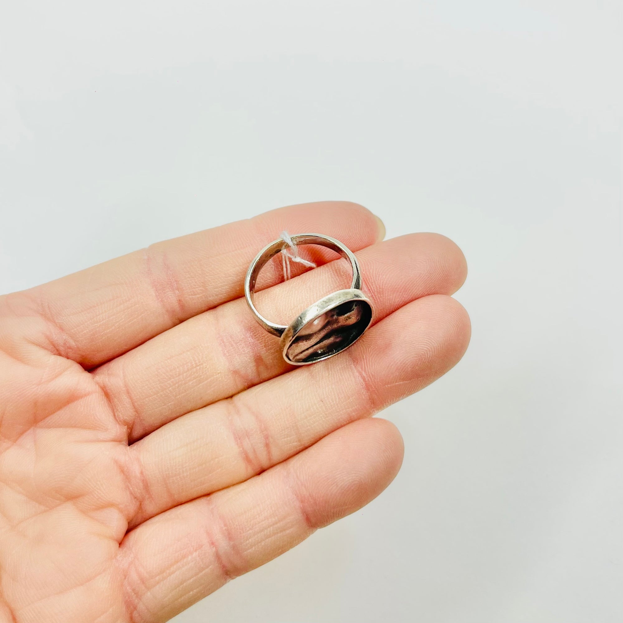 1960s FINNISH BRUTALIST SILVER RING