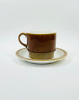 1970s BROWN POOLE POTTERY COFFEE CUP