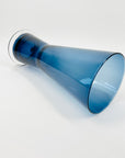 1980s ORREFORS BLUEMARINE GLASS VASE
