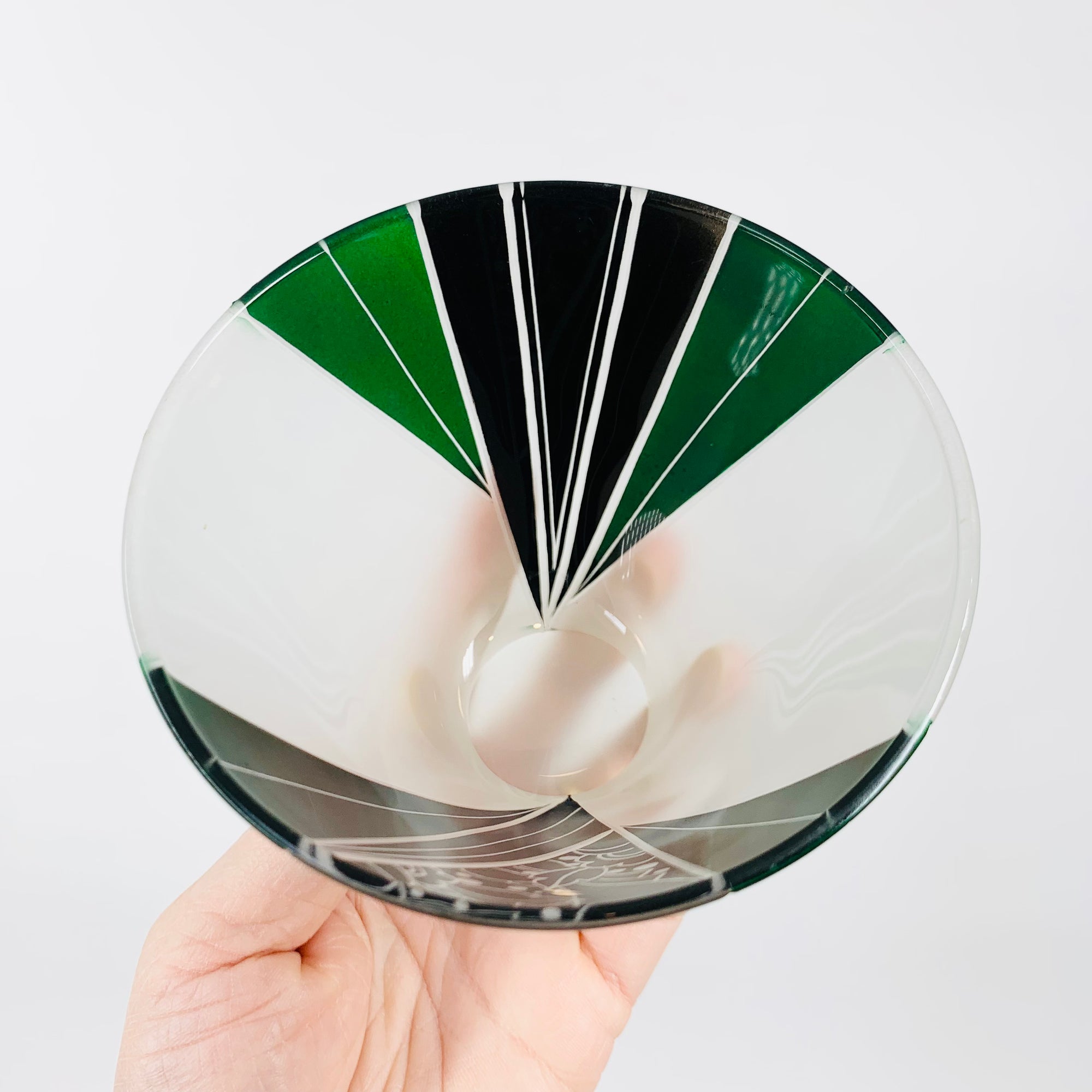 KARL PALDA GREEN BLACK DECANTER SET