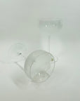 1980s FRANCE DURAND FROSTED CRYSTAL NICK & NORA COUPE