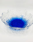 BLUE ICE GLASS BOWL