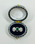 VINTAGE PLATINUM GOLD RING WITH DIAMONDS