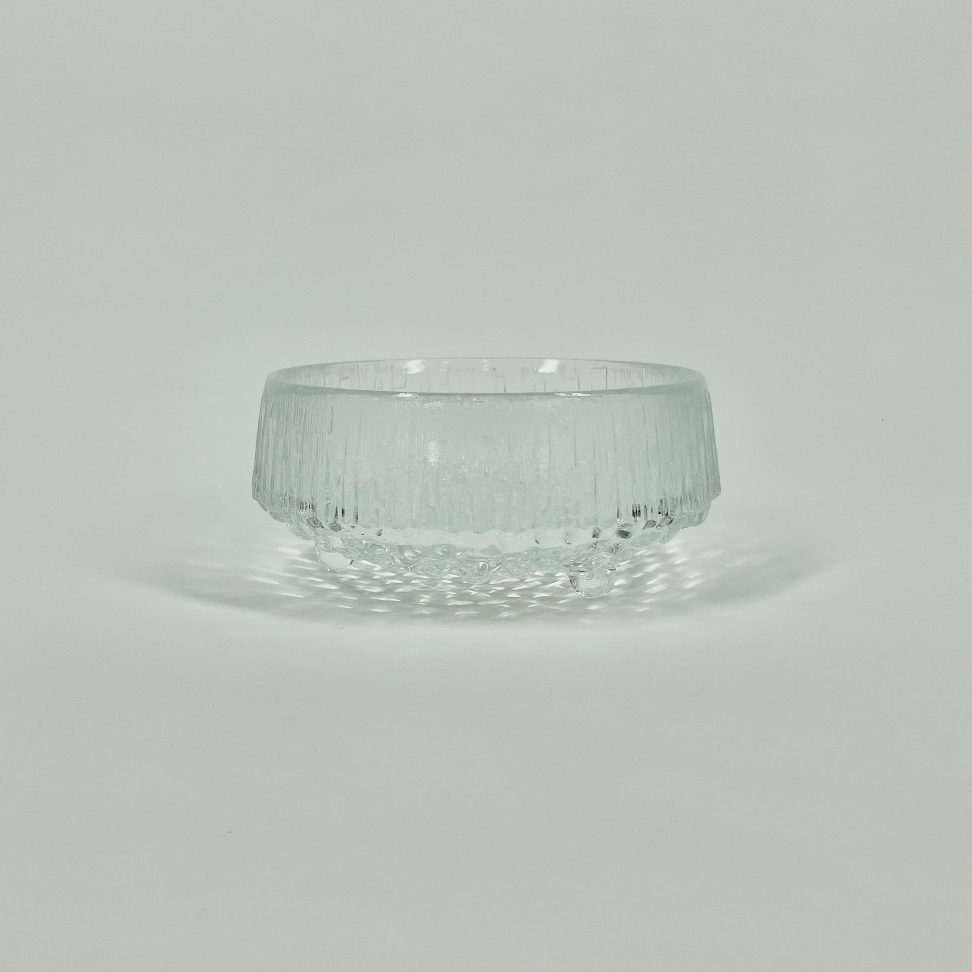 1970s IITTALA ULTIMA THULE ICE GLASS BOWL