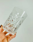 ANTIQUE WEBB CUT DIAMOND CRYSTAL TUMBLERS