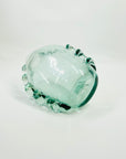 1940s MOUTH BLOWN GREEN GLASS POSY VASE BY TURE BERGLUND