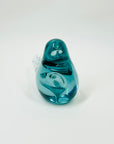 1960s SWEDISH BLUE GLASS BIRD PAPERWEIGHT
