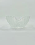 1980s JAPANESE HOYA SMALL GLASS SHELL BOWL