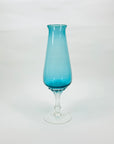 TURQUOISE FOOTED VASE