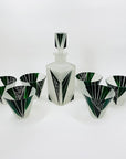 KARL PALDA GREEN BLACK DECANTER SET