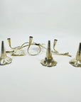 ANTIQUE ART NOUVEAU HARDY BROTHERS SILVER PLATED EPERGNE VASE/CANDLE HOLDER