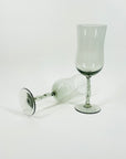 MCM GREY TWIST STEM GLASSES