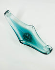 1950s MURANO TURQUOISE BLUE GLASS GONDOLA/ASHTRAY
