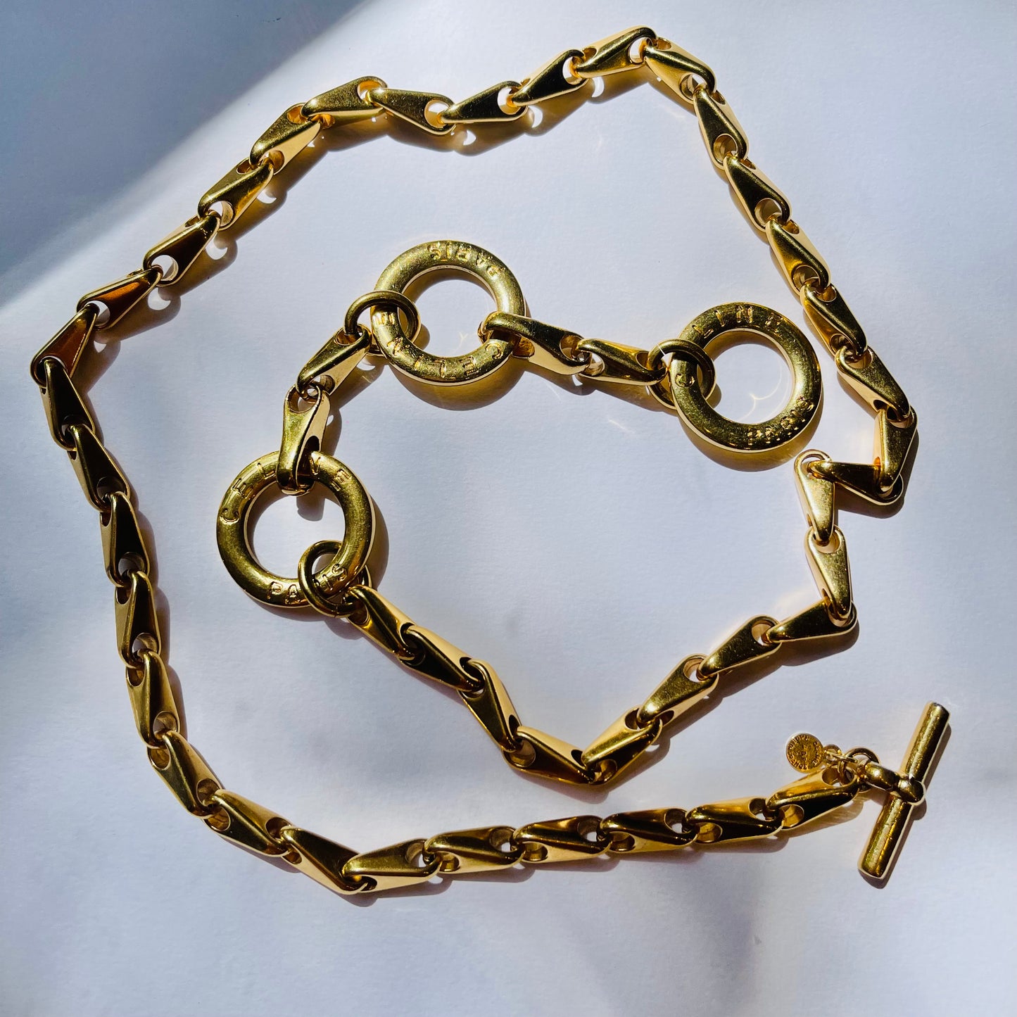 1990s CELINE CABLE LINKS TOGGLE