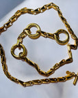 1990s CELINE CABLE LINKS TOGGLE BELT/NECKLACE