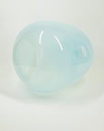 1980s VILLEROY & BOCH BLUE OPALINE GLASS VASE