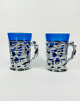 NUDE SLEEVES COBALT BLUE GLASSES