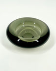 1960s HOLMEGAARD SIGNED GREY GLASS STONE BOWL BY PER LUTKEN