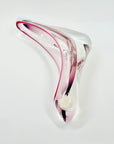 1950s PINK PURPLE COQUILLE BOWL BY PAUL KEDELV
