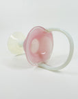 ANTIQUE PINK MURANO OPALINA BASKET