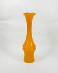 MCM CASED ORANGE RUFFLE RIM VASE