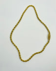 1950s 18K GP FANCY LINKS CHAIN NECKLACE
