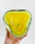 1950s LEMON OPALESCENT GLASS BOWL/ASHTRAY